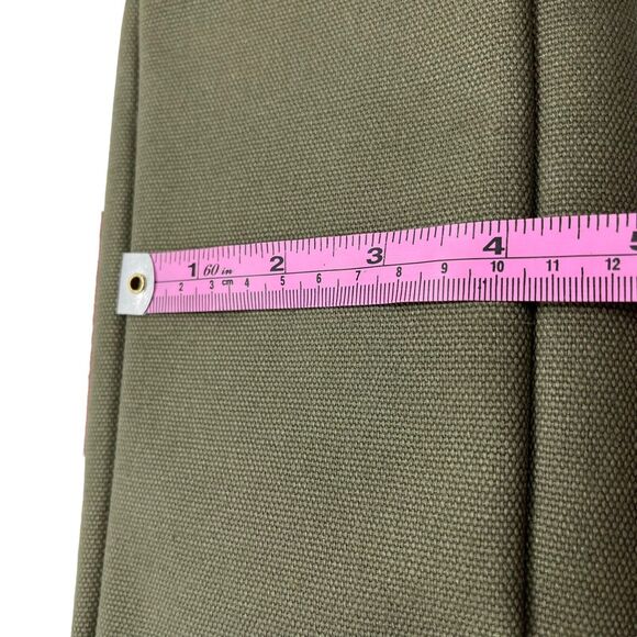 Rough Enough Small Tool Bag Pouch Zipper Big Pencil Case Set of Two Olive Green - Picture 7 of 16